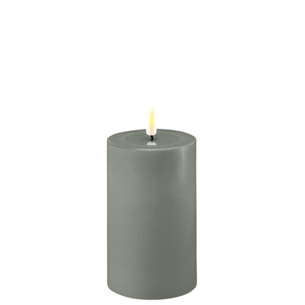 3x5 LED Candle | Salvie Green