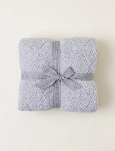 CozyChic Diamond Weave Blanket | Oyster