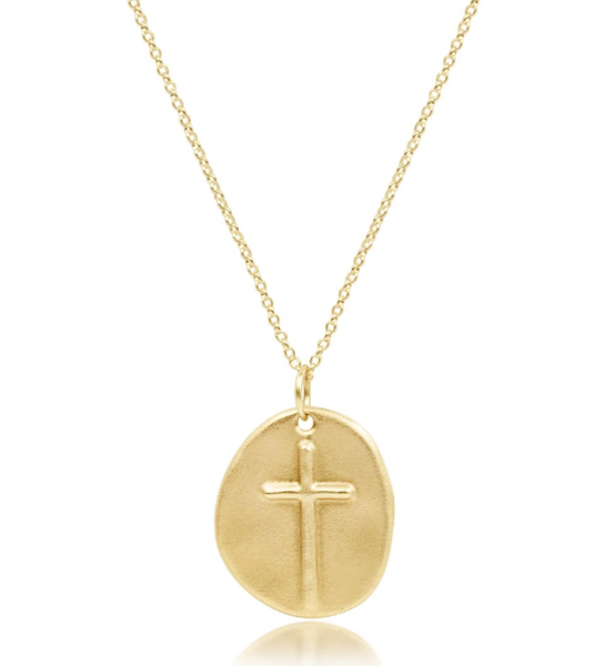 Inspire Charm | 16 Inch Gold Necklace