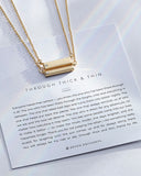 Through Thick & Thin Necklace Set | Gold