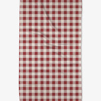 Gingham Red Kitchen Towel