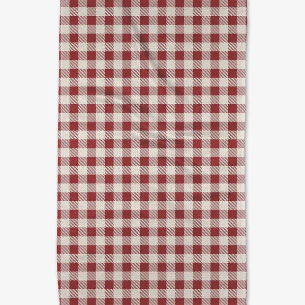 Gingham Red Kitchen Towel