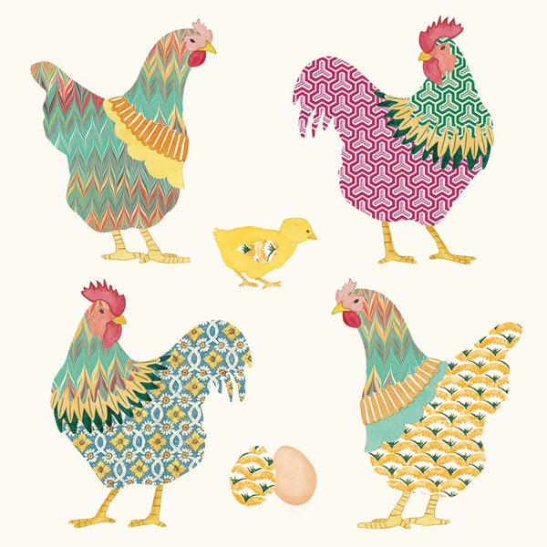 Galli & Galline Cocktail Napkins