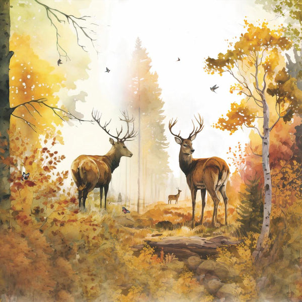 Autumn Forest Lunch Napkins