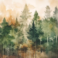 Evergreen Trees Lunch Napkins