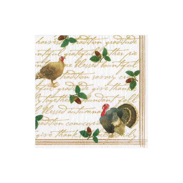 Founders' Thanksgiving Cocktail Napkins
