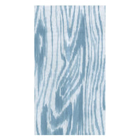 Woodgrain Stone & Blue Guest Towels