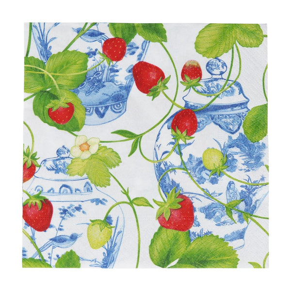 Strawberries & Cream Lunch Napkins