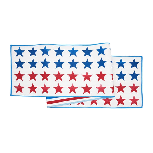 Red, White & Pow Table Runner | 72 Inch