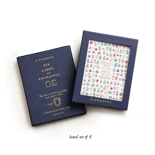 Merry Motif Cards | Boxed Set of 6