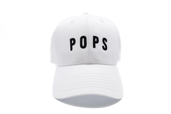 White Pops Snapback Hat