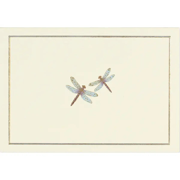 Blue Dragonflies Note Cards | Boxed Set of 14