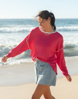 Delmar Sweater | Azalea Pink