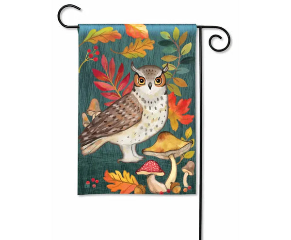 Fall Forest Owl | Garden Flag