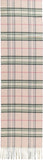Plaid Cashmink Scarf | Light Rose