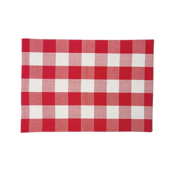 Franklin Red & White Placemat