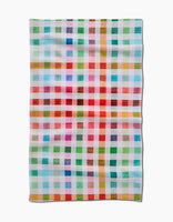 Woven Spring Plaid Kitchen Towel