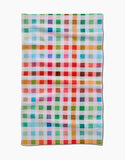 Woven Spring Plaid Kitchen Towel