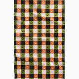 Jack-O-Lantern Checker Kitchen Towel