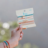 Live Gold Hexagon Hair Tie Bracelet Set | M