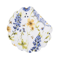 Lovely Blues Round Placemat