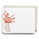 Autumn Berry Pitcher Flat Notes | Set of 8