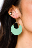 Cool Jade Asters Earrings