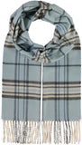 Plaid Cashmink Scarf | Light Blue