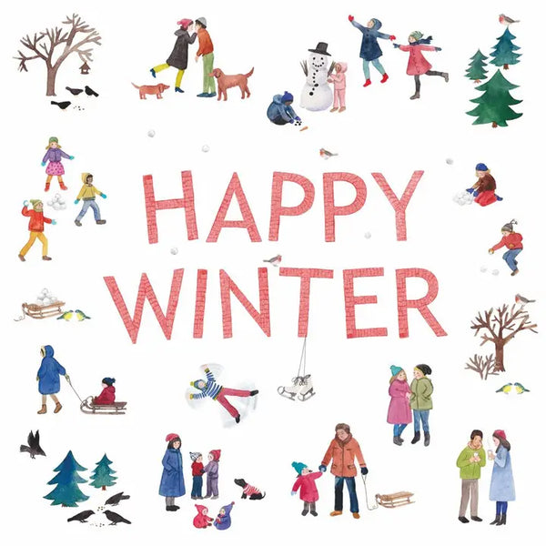 Happy Winter Cocktail Napkins