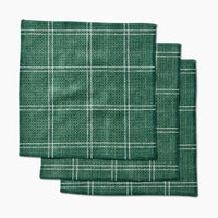 Pine Forest Plaid Dishcloths | Set of 3
