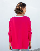 Delmar Sweater | Azalea Pink