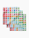 Woven Spring Plaid Dishcloths | Set of 3