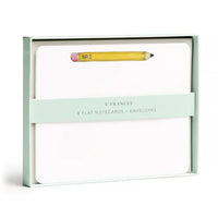 Pencil Flat Notes | Set of 8