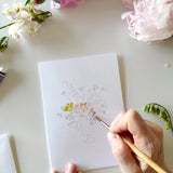 Paintable Notecards | Bouquets