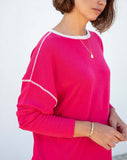 Delmar Sweater | Azalea Pink