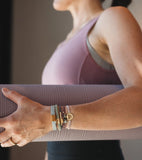 Breathe Lotus Hair Tie Bracelet Set | M