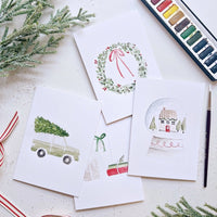 Paintable Notecards | Christmas Cheer