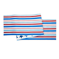Red, White & Pow Table Runner | 72 Inch