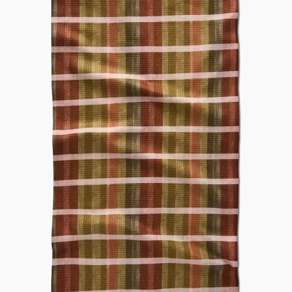 Fall Harvest Stripes Kitchen Towel