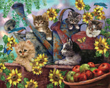 Sunflower Kittens | 1000pc Puzzle