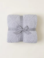 CozyChic Diamond Weave Blanket | Oyster