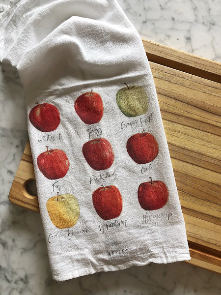 Types of Apples Kitchen Towel