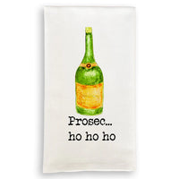 Prosec Ho Ho Ho Dish Towel