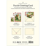 Happy Birthday Dog Puzzle Greeting Card