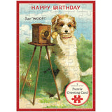 Happy Birthday Dog Puzzle Greeting Card