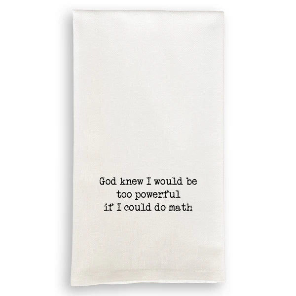 If I Could Do Math Kitchen Towel