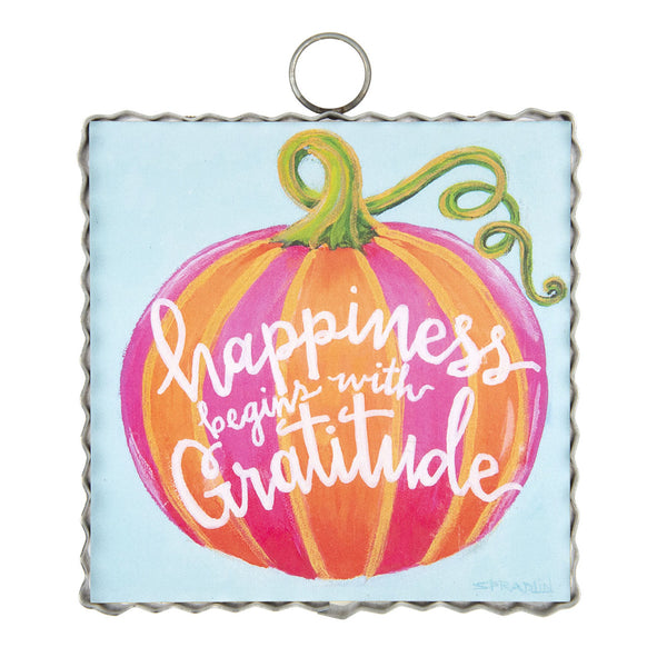 Happiness & Gratitude Pumpkin | Mini Gallery