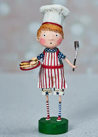 The Grill Master | Figurine by Lori Mitchell