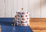 American Flag Ice Bucket Set