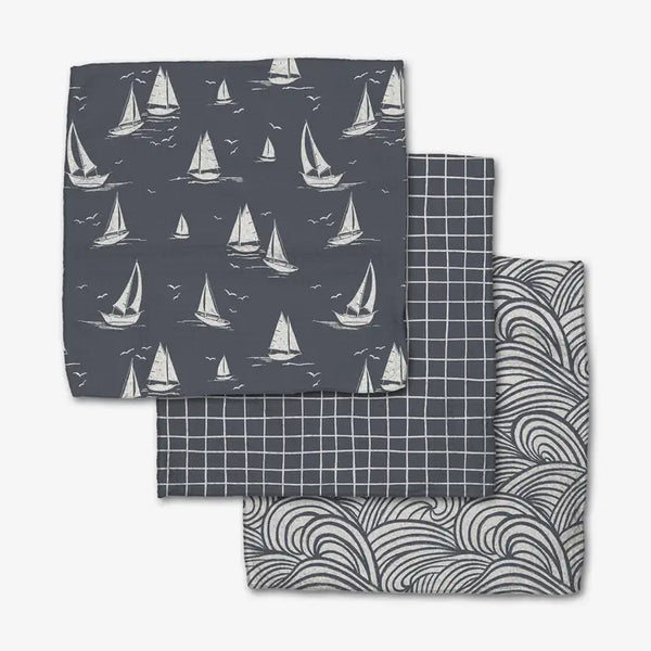 Coastal Day Dishcloths | Set of 3